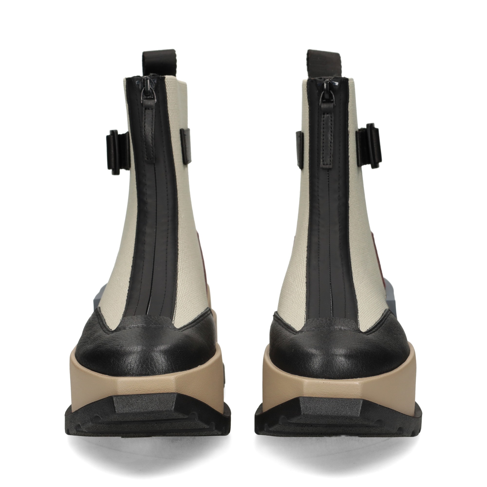 botin-plataforma-calcetin-gris
