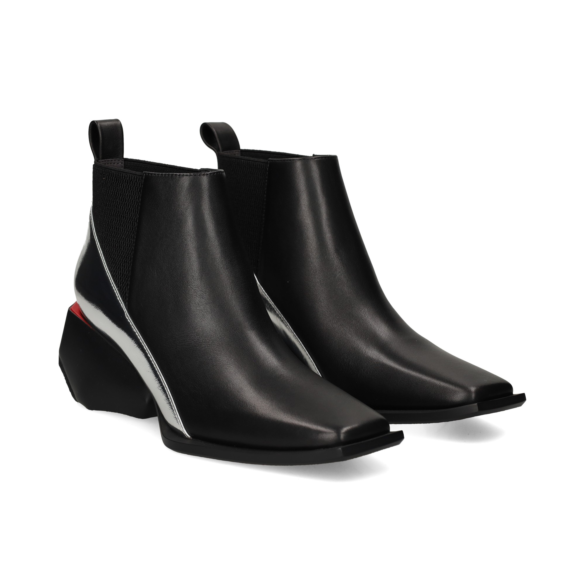 botin-tacon-geo-rojo-piel-negro