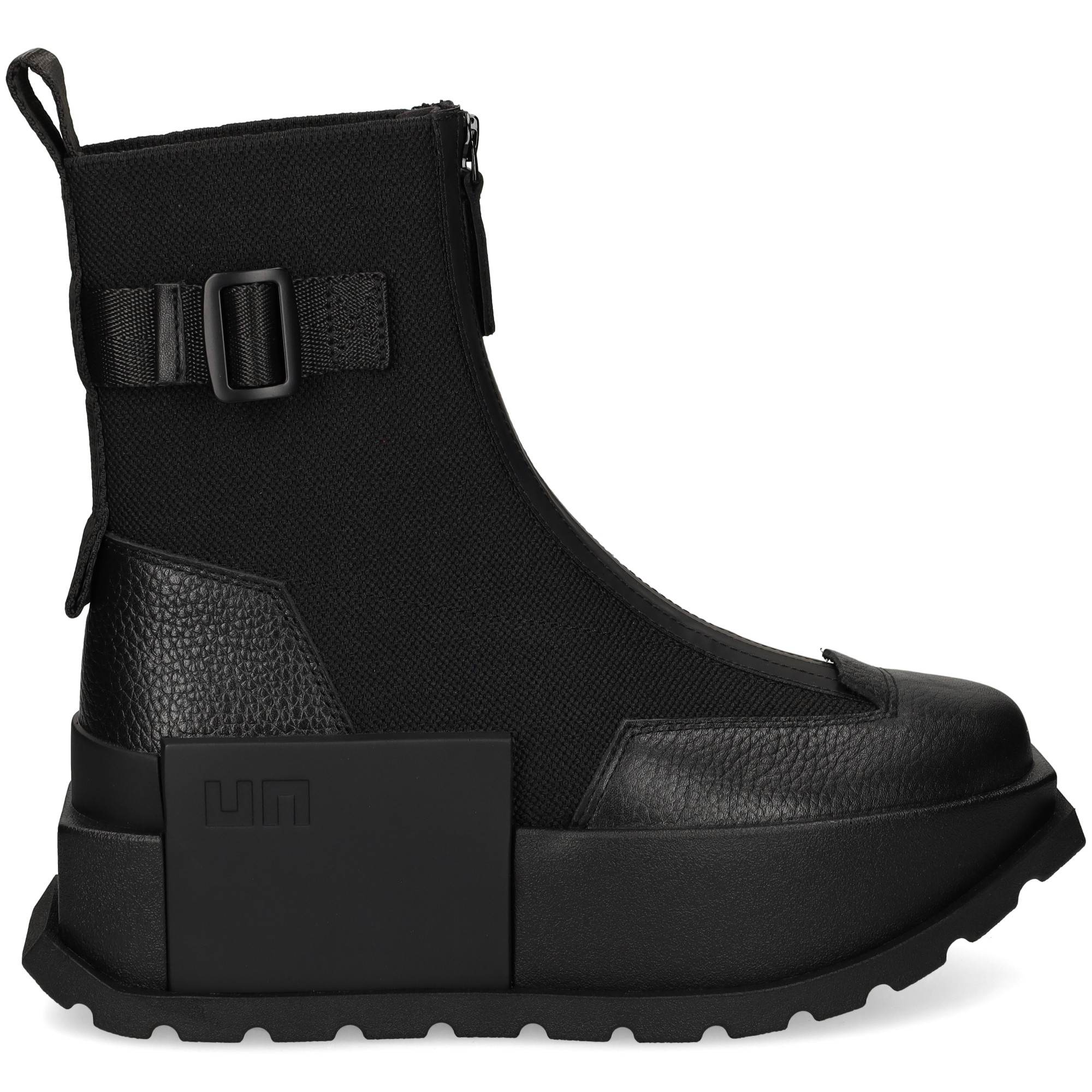 botin-plataforma-calcetin-negro