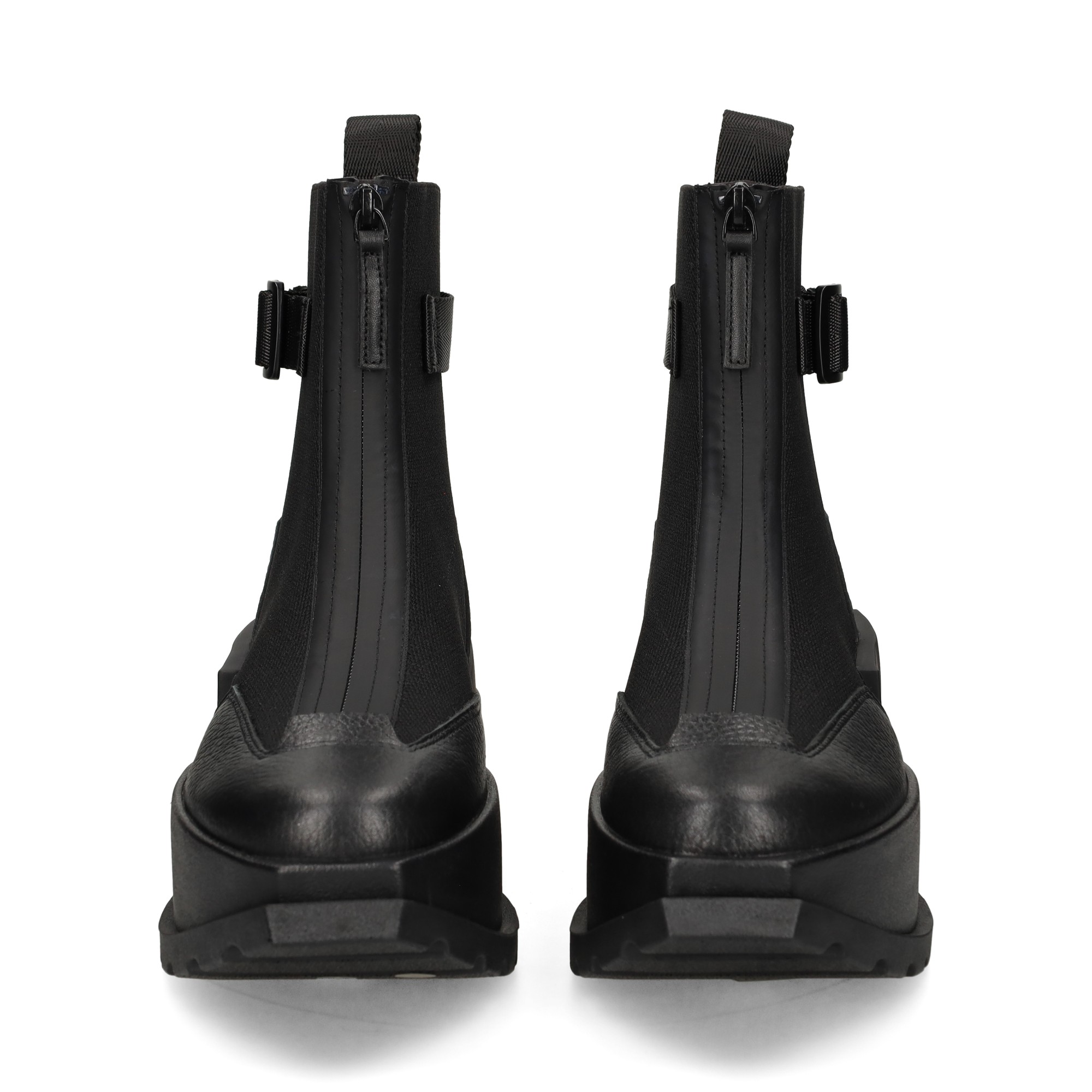 botin-plataforma-calcetin-negro