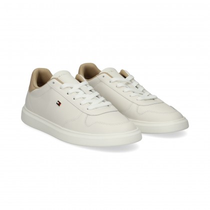 DEPORTIVO TALONERA BEIGE PIEL BLANCO 0HK ECRU/HORSER