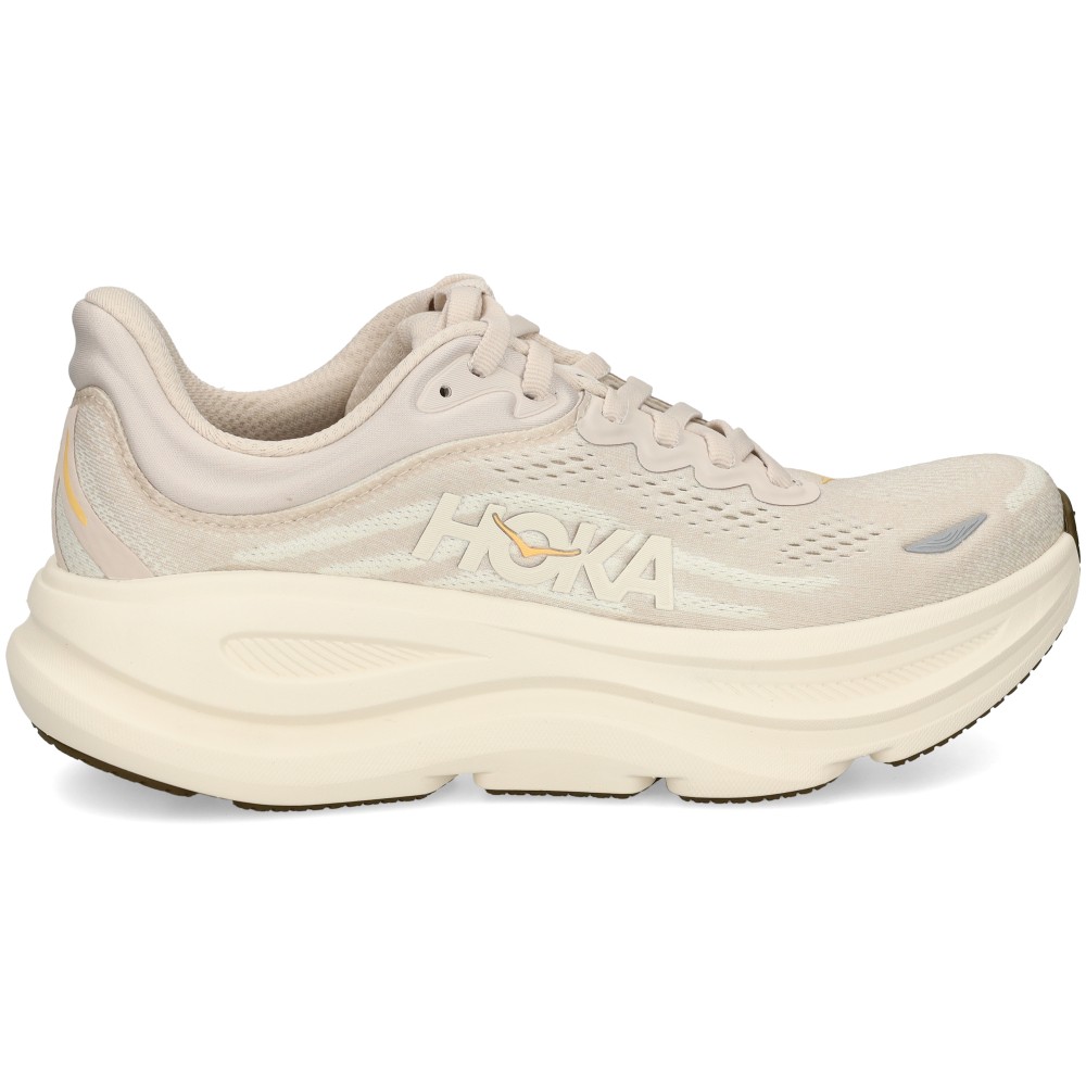Hoka BONDI 9 Zapatillas Mujer - Beige Talla 5 – imagen 2
