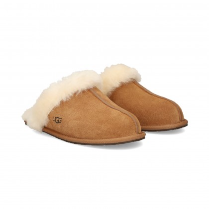 PANTUFLA PELO ANTE CUERO CHE