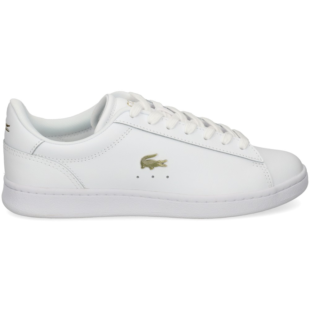 Lacoste Zapatillas Mujer Modelo Carnaby Color Blanco Whtgld – imagen 2