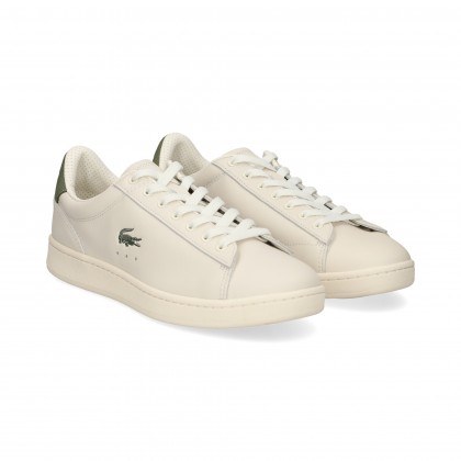 ZAPATILLA TALON KAKI PIEL BLANCO 2R1 OFF WH/KHK