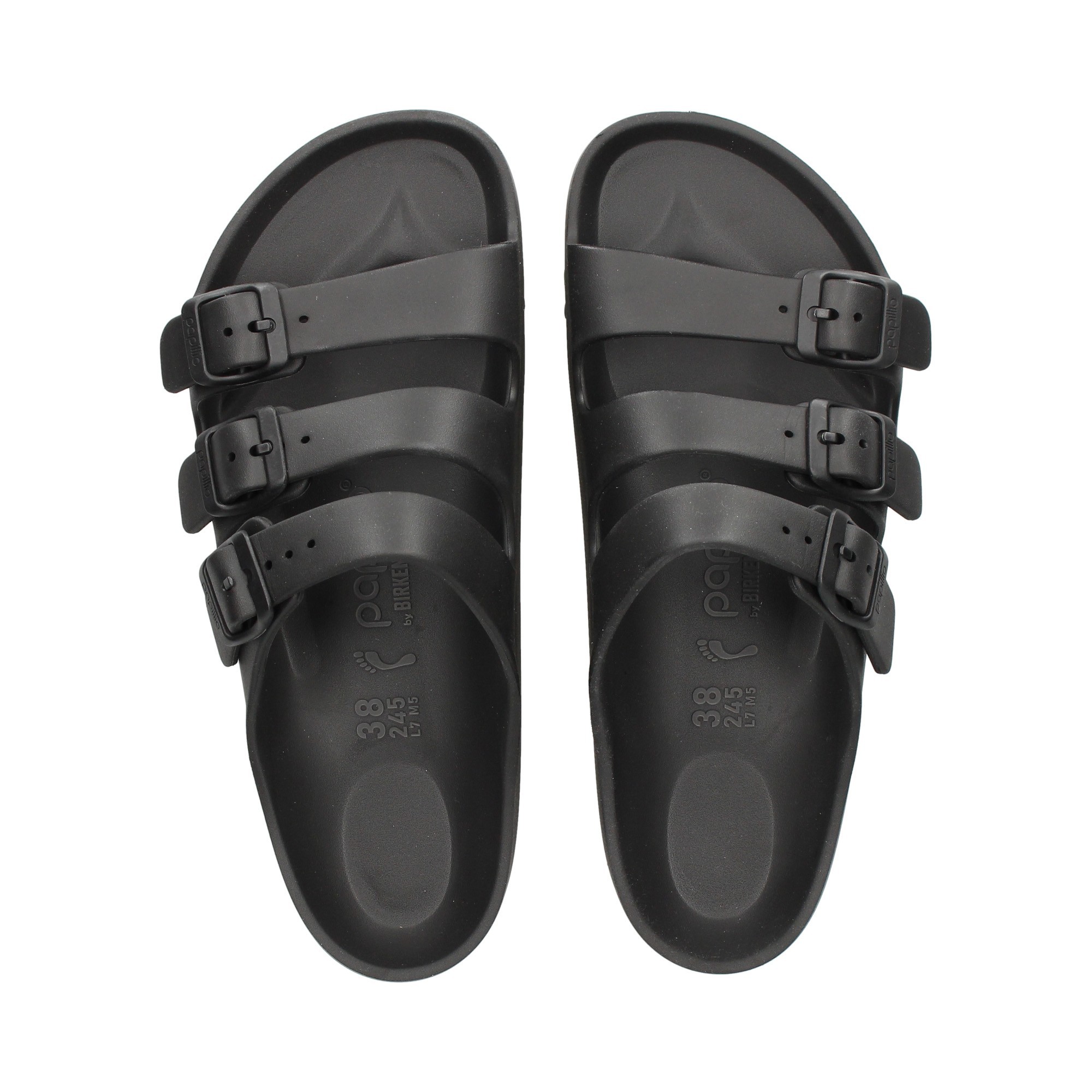 plataforma-3-hebillas-goma-negro