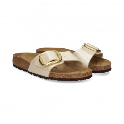 SANDALIA HEBILLA GRANDE PERLA PEARL WHITE