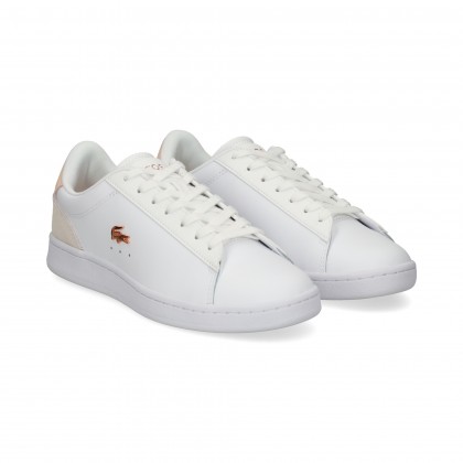 ZAPATILLA LOGO ORO ROSA PIEL BLANCO 1Y9 WHT/LT PNK