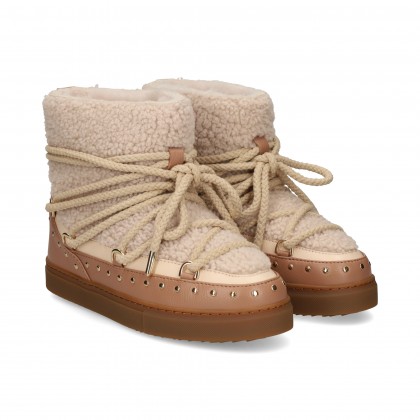 BOTÍN DEPORTIVO BORREGO 250 BEIGE