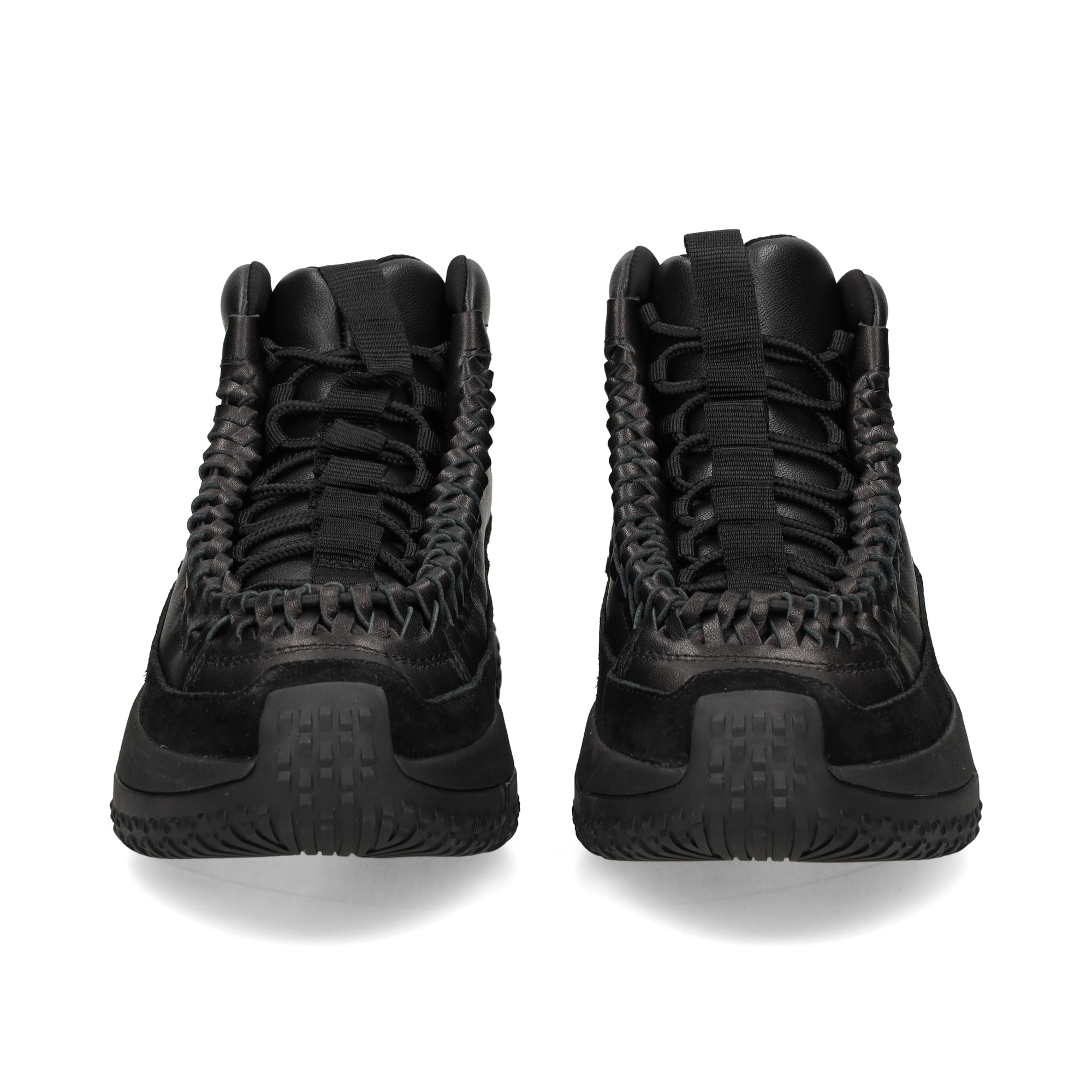 botin-plataforma-piel-negro
