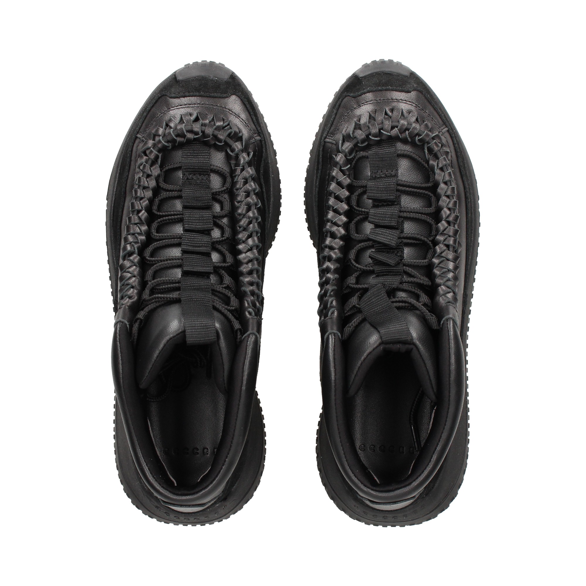 botin-plataforma-piel-negro