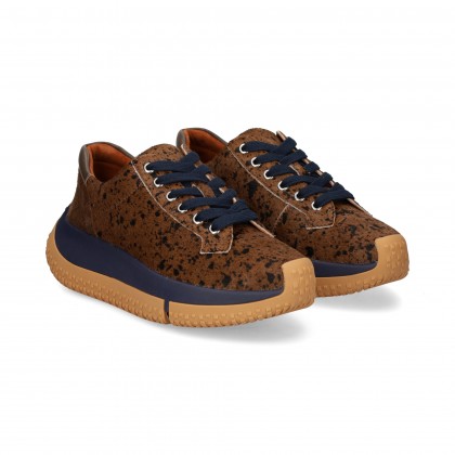 DEPORTIVO PELO EFECTO POTRO MARRON CHAMOIS