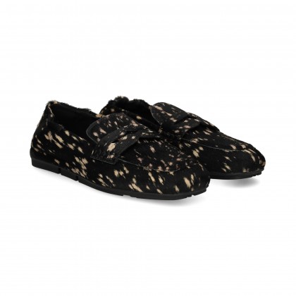 MOCASIN PELO NEGRO/BRONCE Bronze
