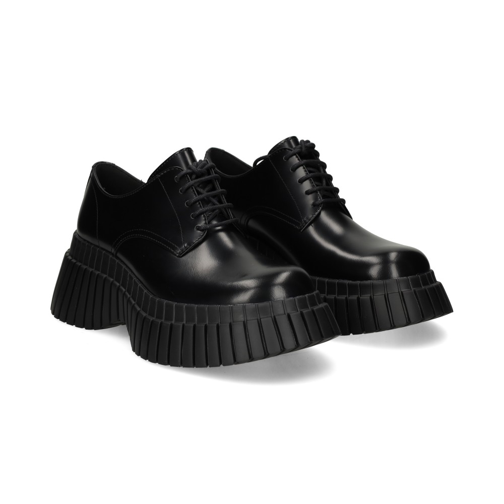 camper zapatos blucher mujer - negro talla 41