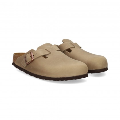 SANDALIA 2 HEBILLAS PIEL ENGRASADA CUERO Tabacco Brown