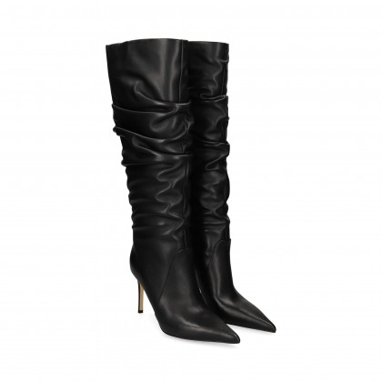 BOTA ALTA PIEL NEGRO 001 SCHWARZ