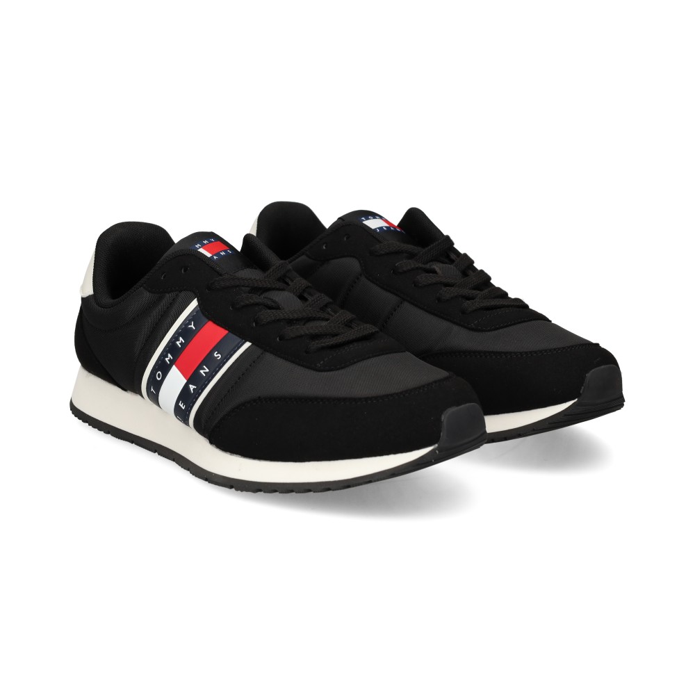Tommy Hilfiger EM0EM01709 Zapatillas Hombre - Negro Talla 43