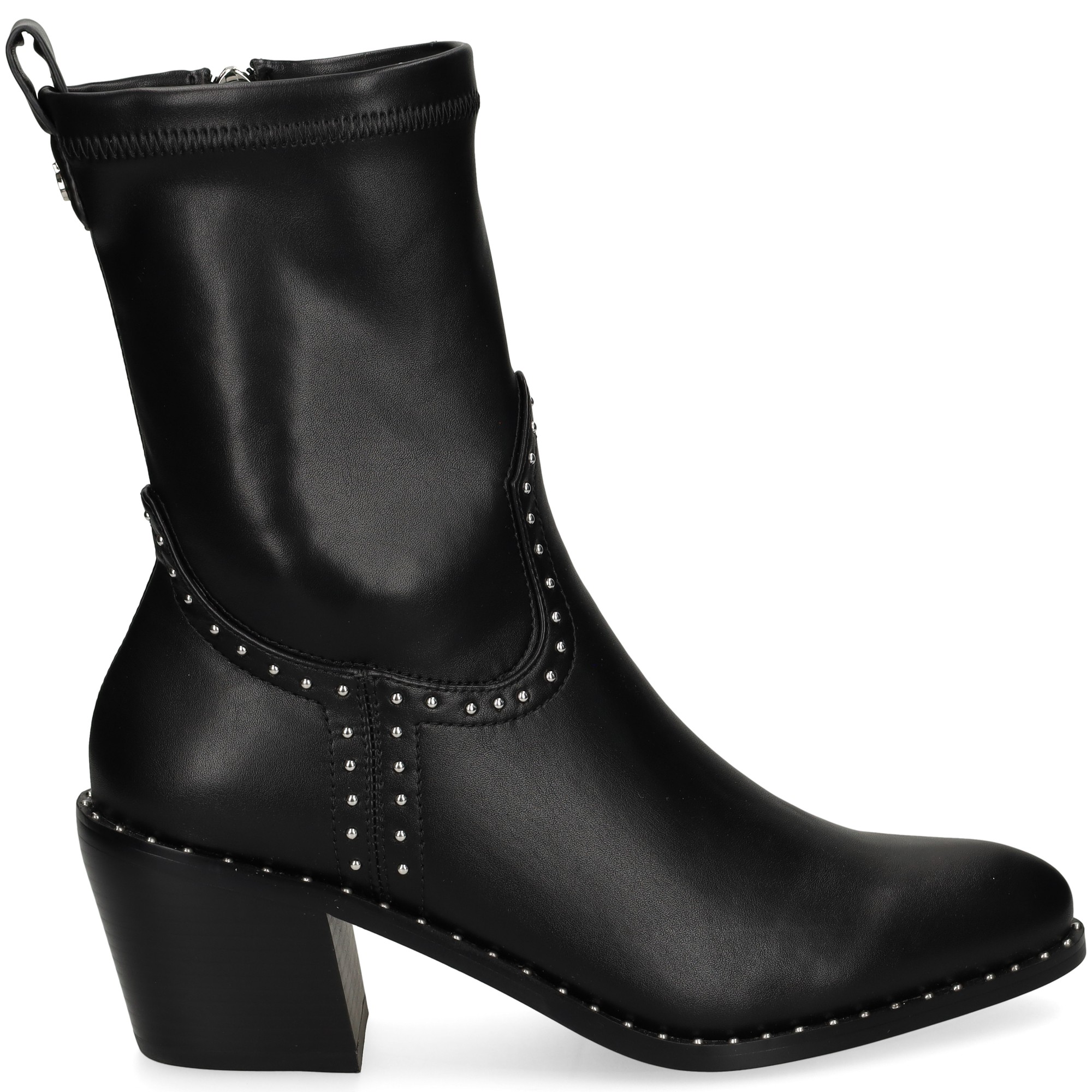 botin-tachuelas-napa-elastica-negro