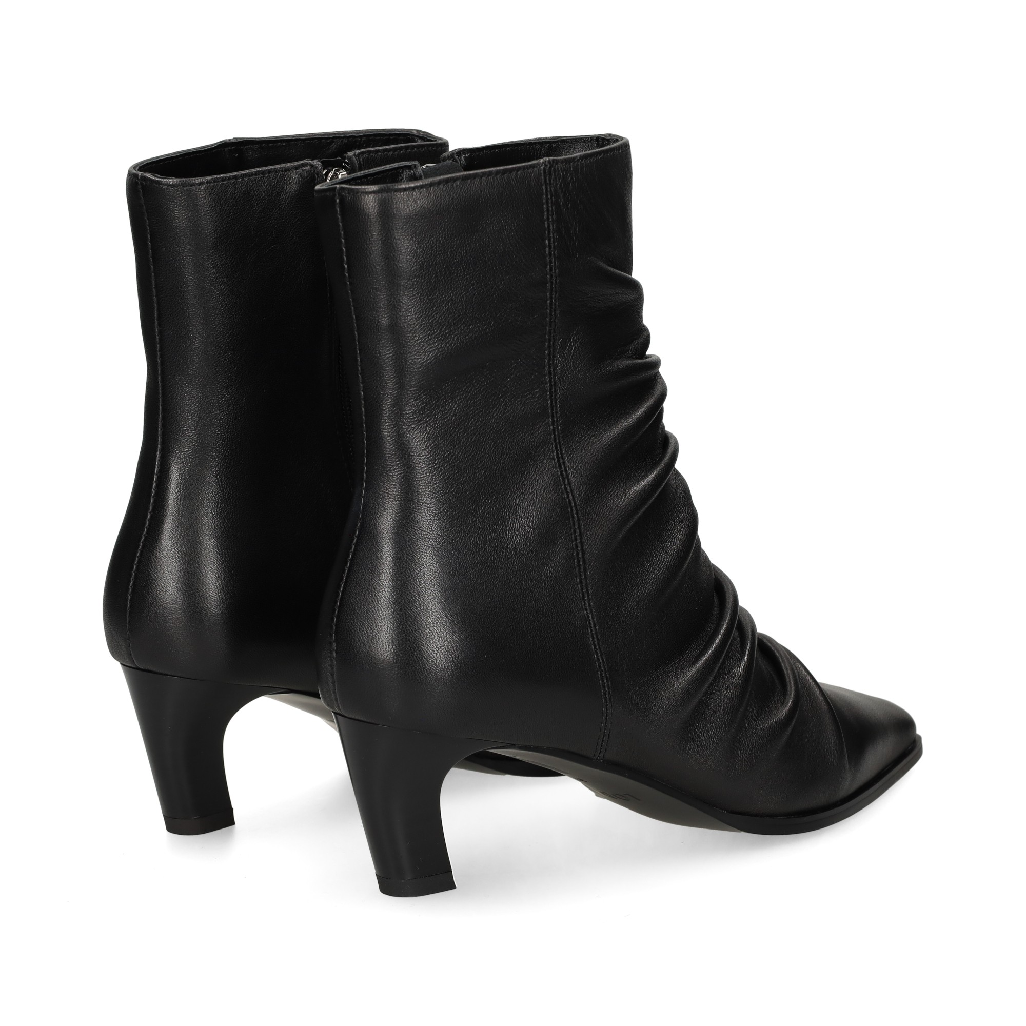botin-pliegues-piel-negro