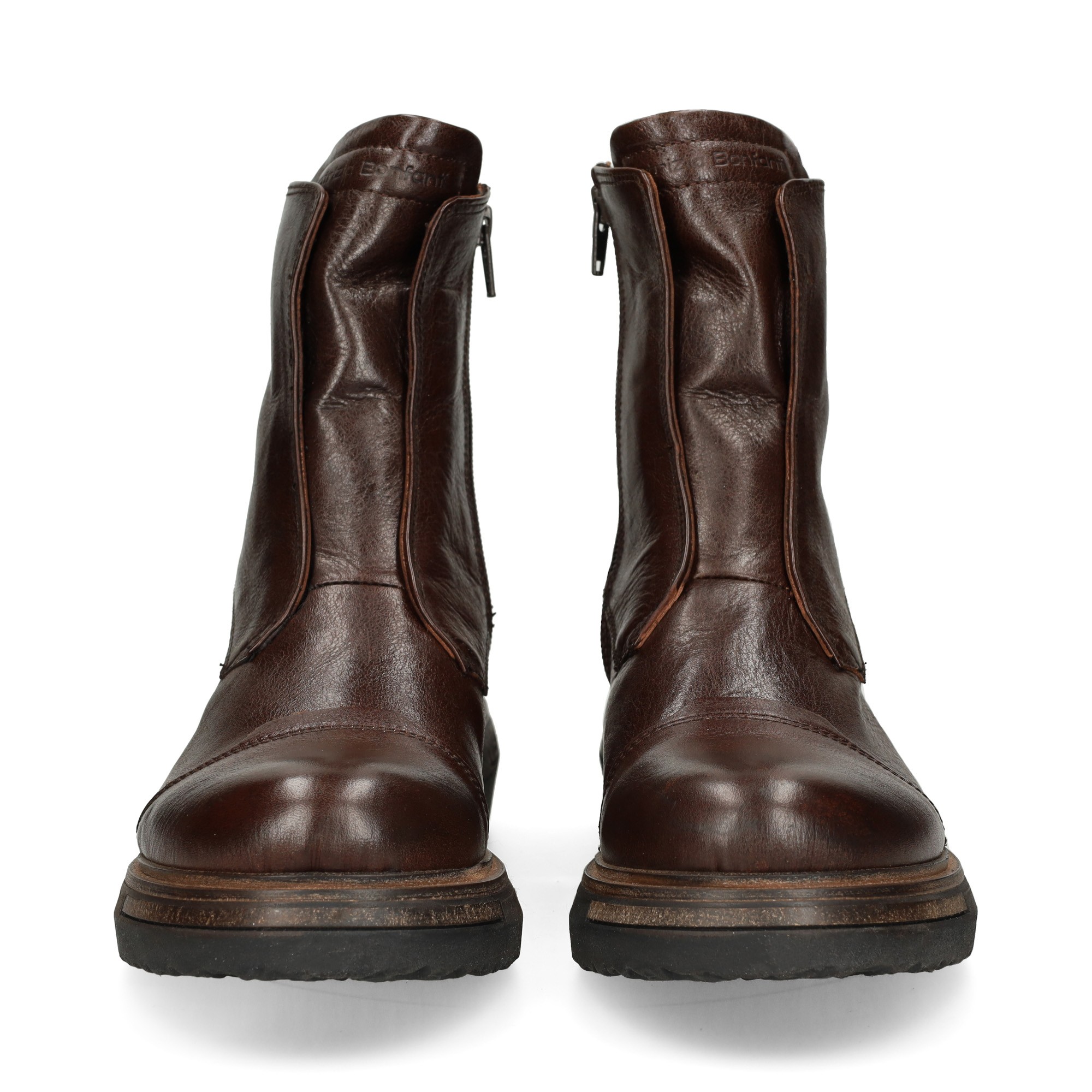 bota-sin-cordon-marron-negro
