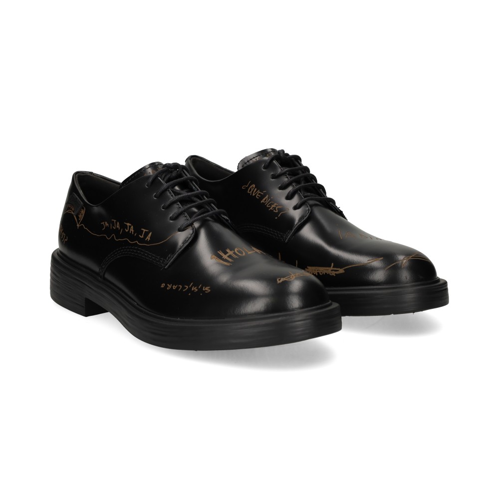 Camper K100979 Zapatos De Vestir Hombre - Negro Talla 45