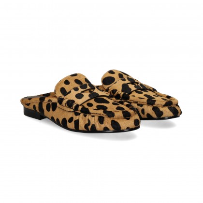 BIBI LOU Zueco Antifaz Pelo Cheeta