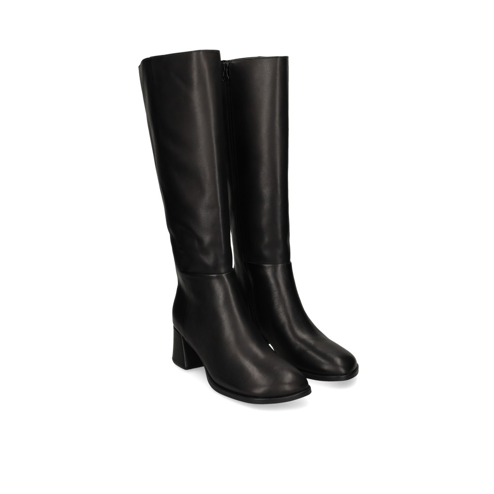 camper botas con tacon mujer - negro talla 37