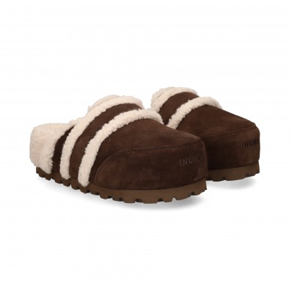Inuikii Zueco Ante/Borrego Marrón Brown