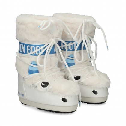 MOON BOOT 1/2 Bota Yeti Pelo Blanco A001 White