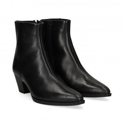 Unisa Botin Tacon Piel Negro