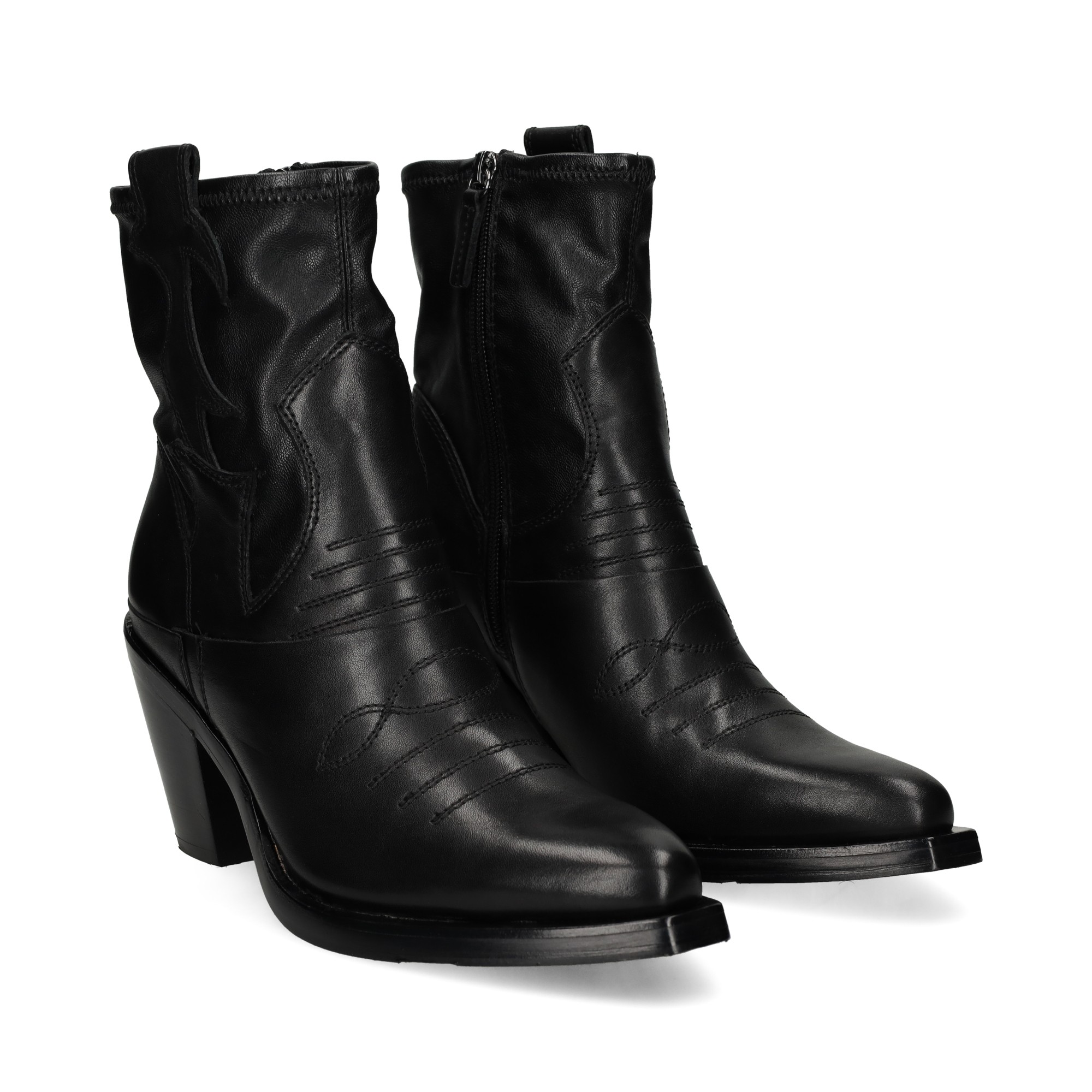botin-tacon-piel-negro