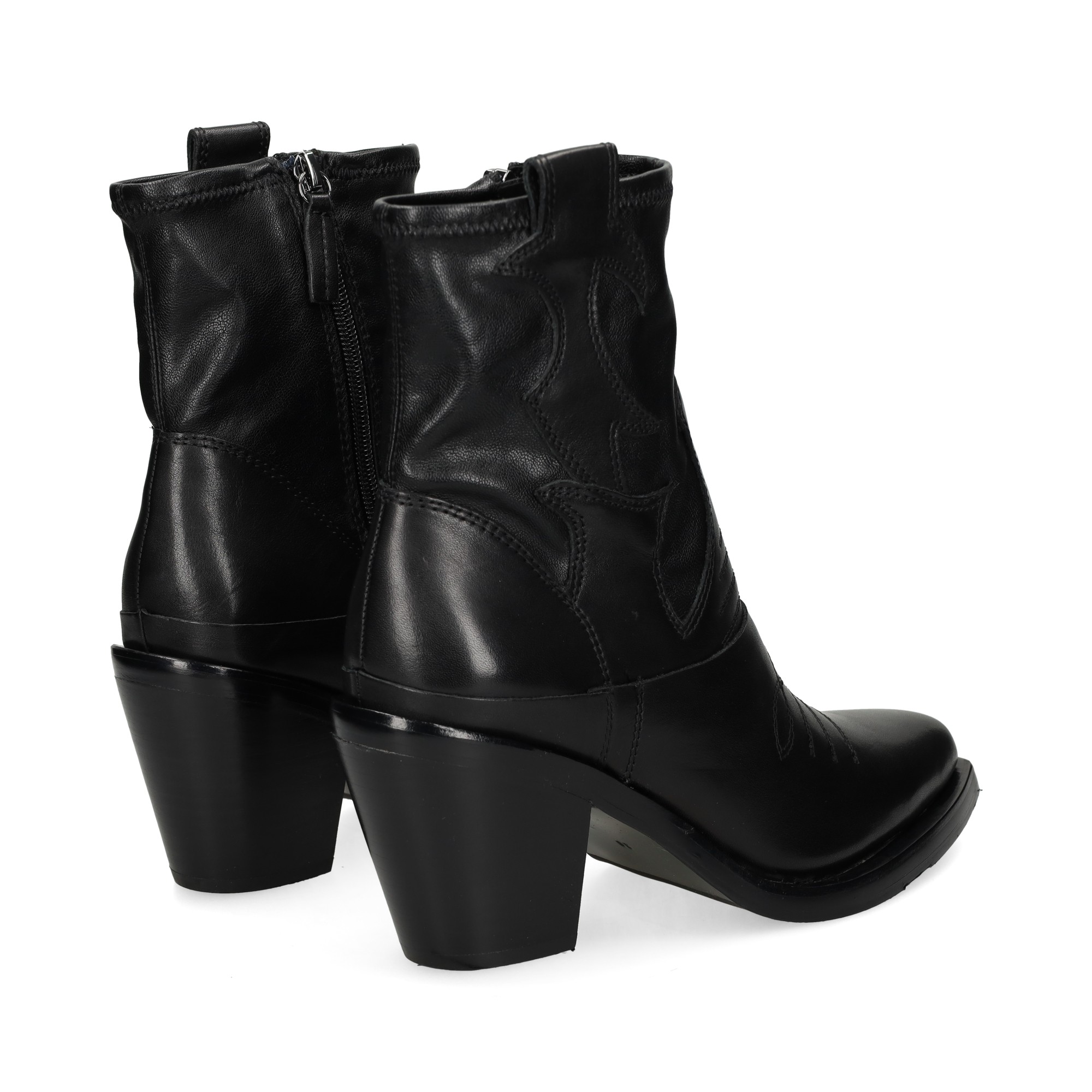 botin-tacon-piel-negro