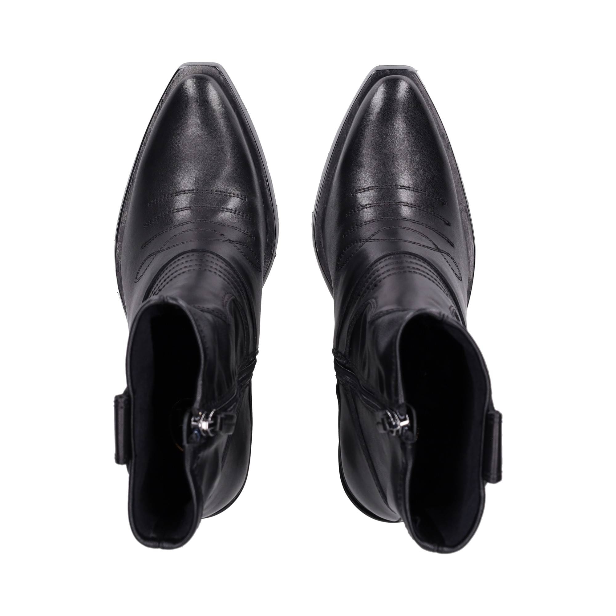 botin-tacon-piel-negro