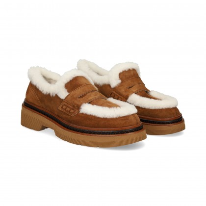 MOCASIN ANTIFAZ MOUTON+ANTE CUERO 77 TOFFE