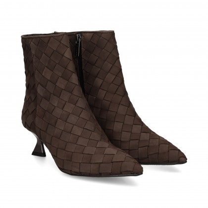 BOTIN TACON SERRAJE MARRON 83 SASSO