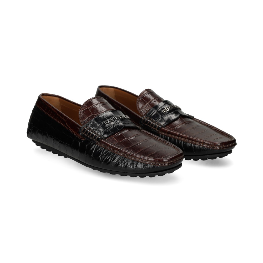 roberto cavalli zapatillas hombre - negro talla 43