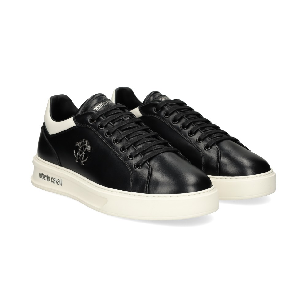 roberto cavalli zapatillas hombre - negro talla 41
