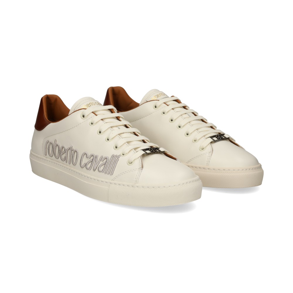 roberto cavalli zapatillas hombre - blanco talla 43