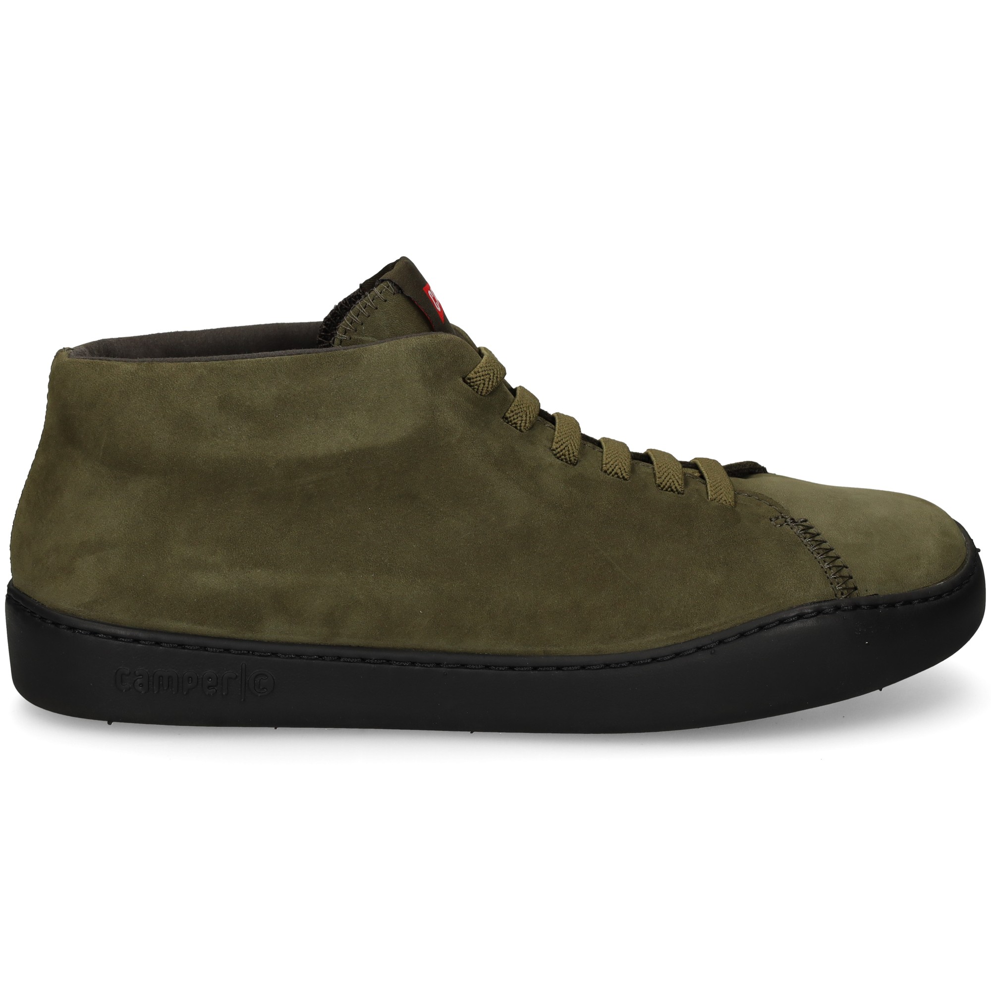 botin-cordon-elastico-ante-kaki