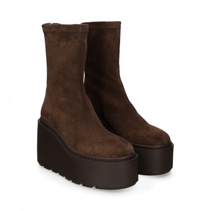 BOTIN PLATAFORMA ANTE MARRON 350 D.BROWNN