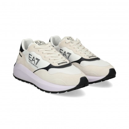DEPORTIVO DOBLE GOMA NYLON BLANCO MZ021 WHITE/BLA