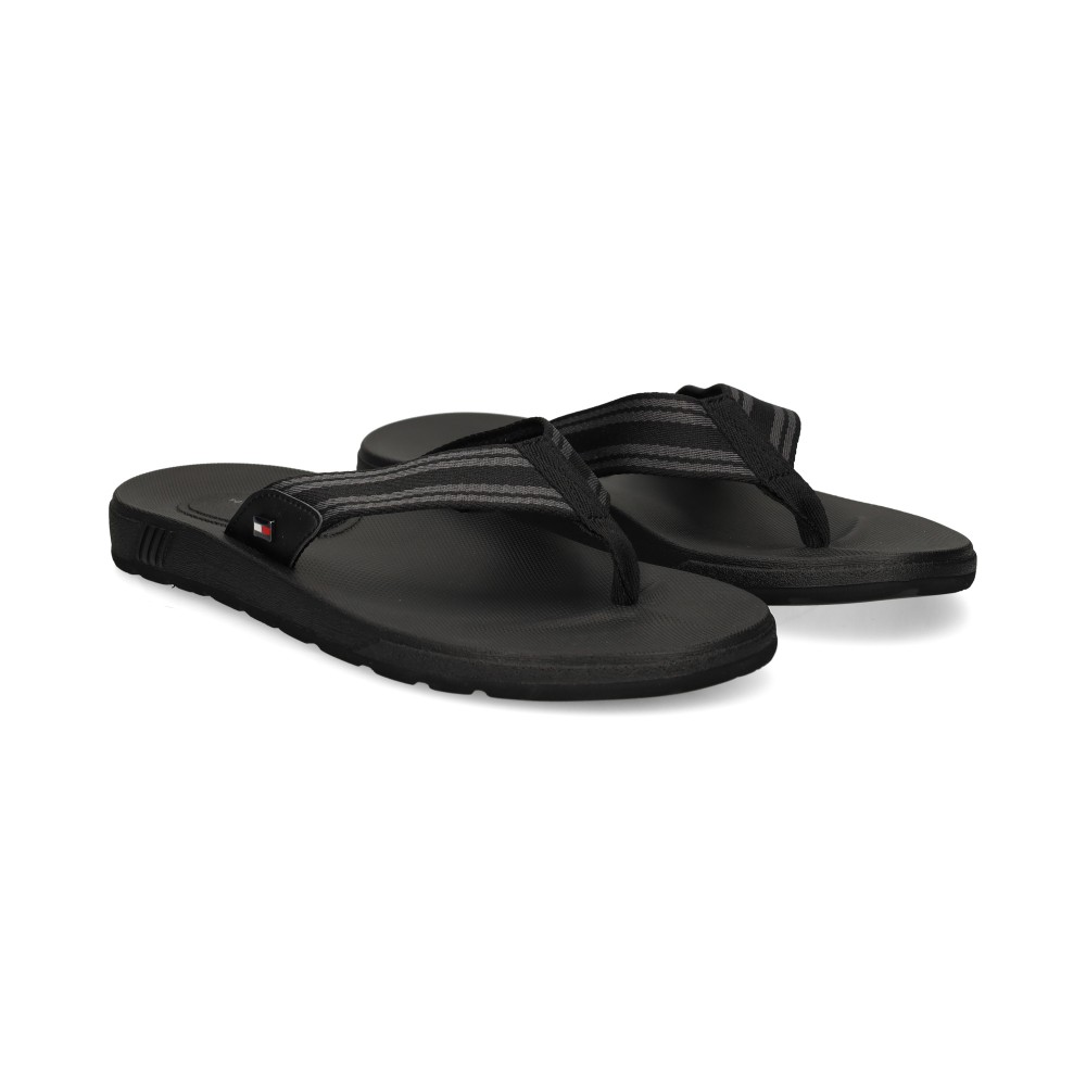 Tommy Hilfiger FM0FM06005 Chanclas Hombre - Negro Talla 42