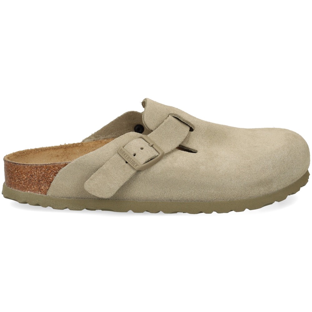 Birkenstock Zueco Boston Khaki 1025844-FADED KHAKI – imagen 2