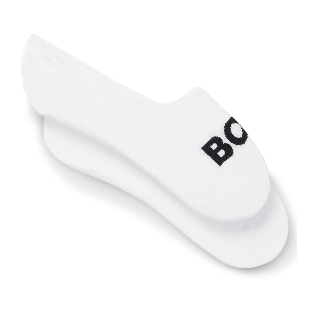 Boss 2P SL UNI LOGO CC Calcetines Hombre - Blanco Talla 39-40