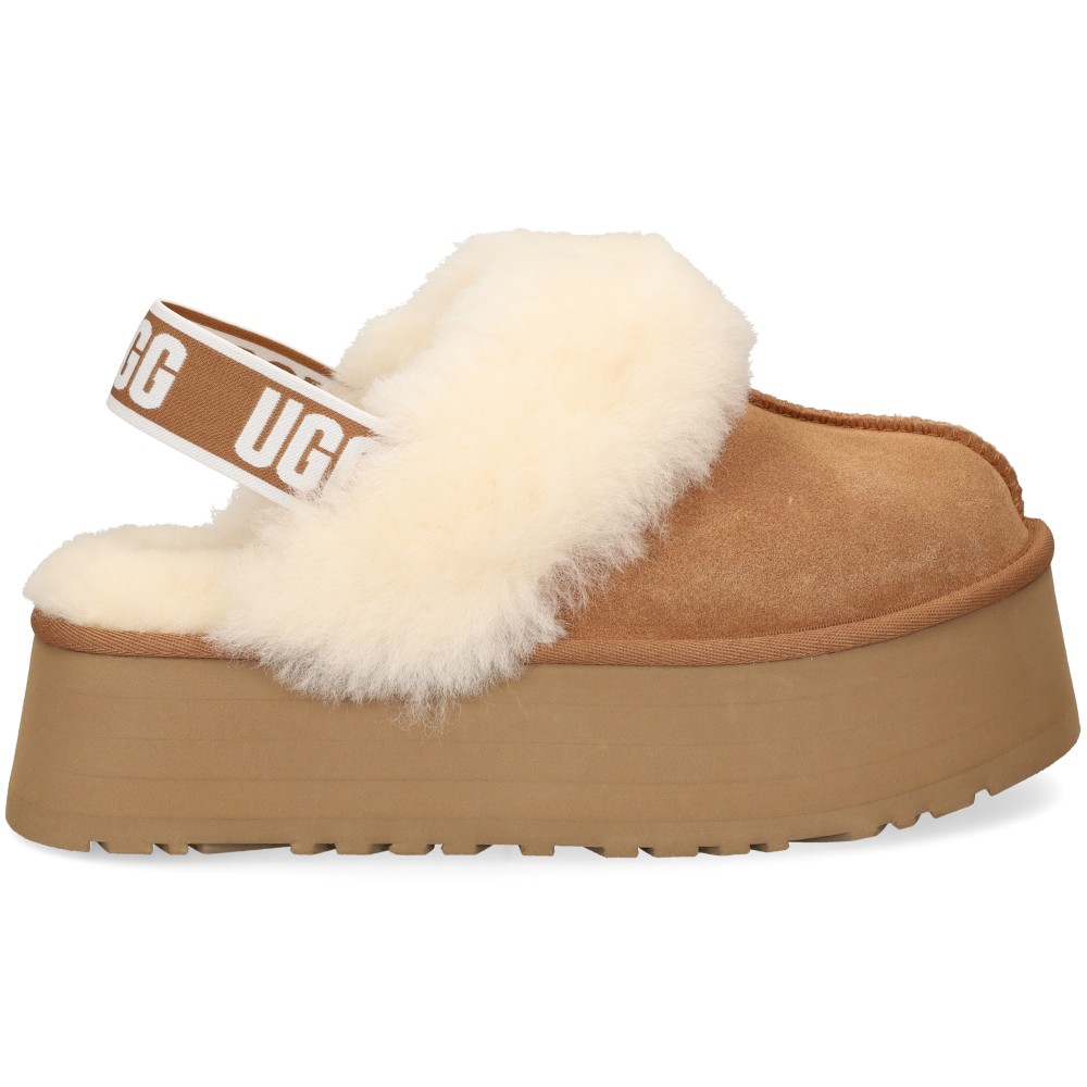 Ugg Ugg Funkette Chestnut - Zapatos de Plataforma con Piel de Oveja Cuero – imagen 2