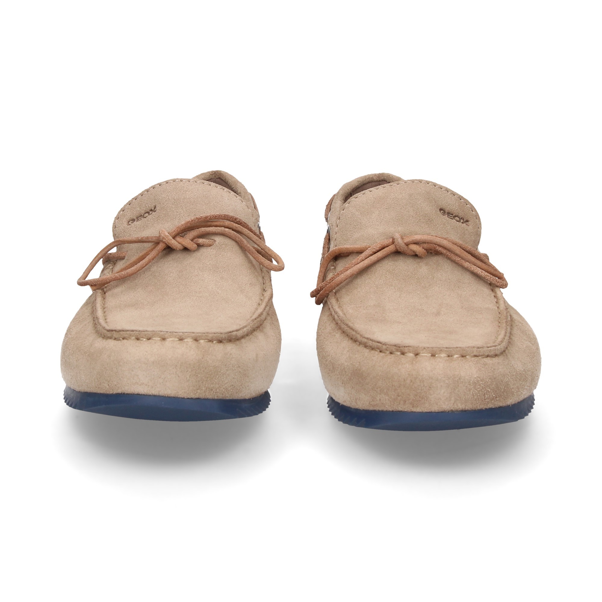 MOCASSINO ANELLO DENTI PELLE SCAMOSCIATA BEIGE
