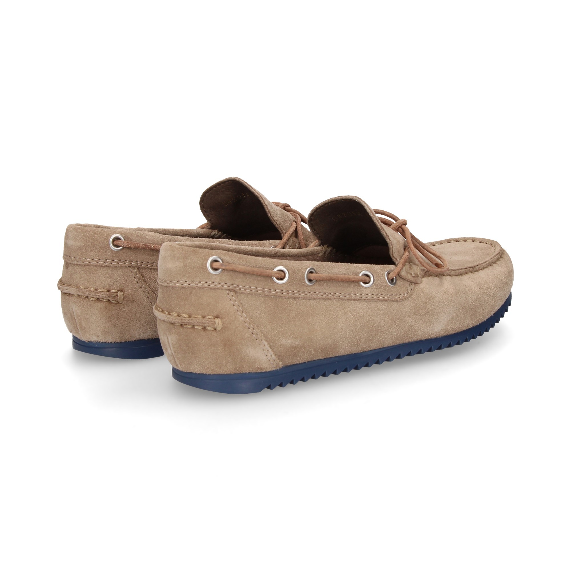 MOCASSINO ANELLO DENTI PELLE SCAMOSCIATA BEIGE