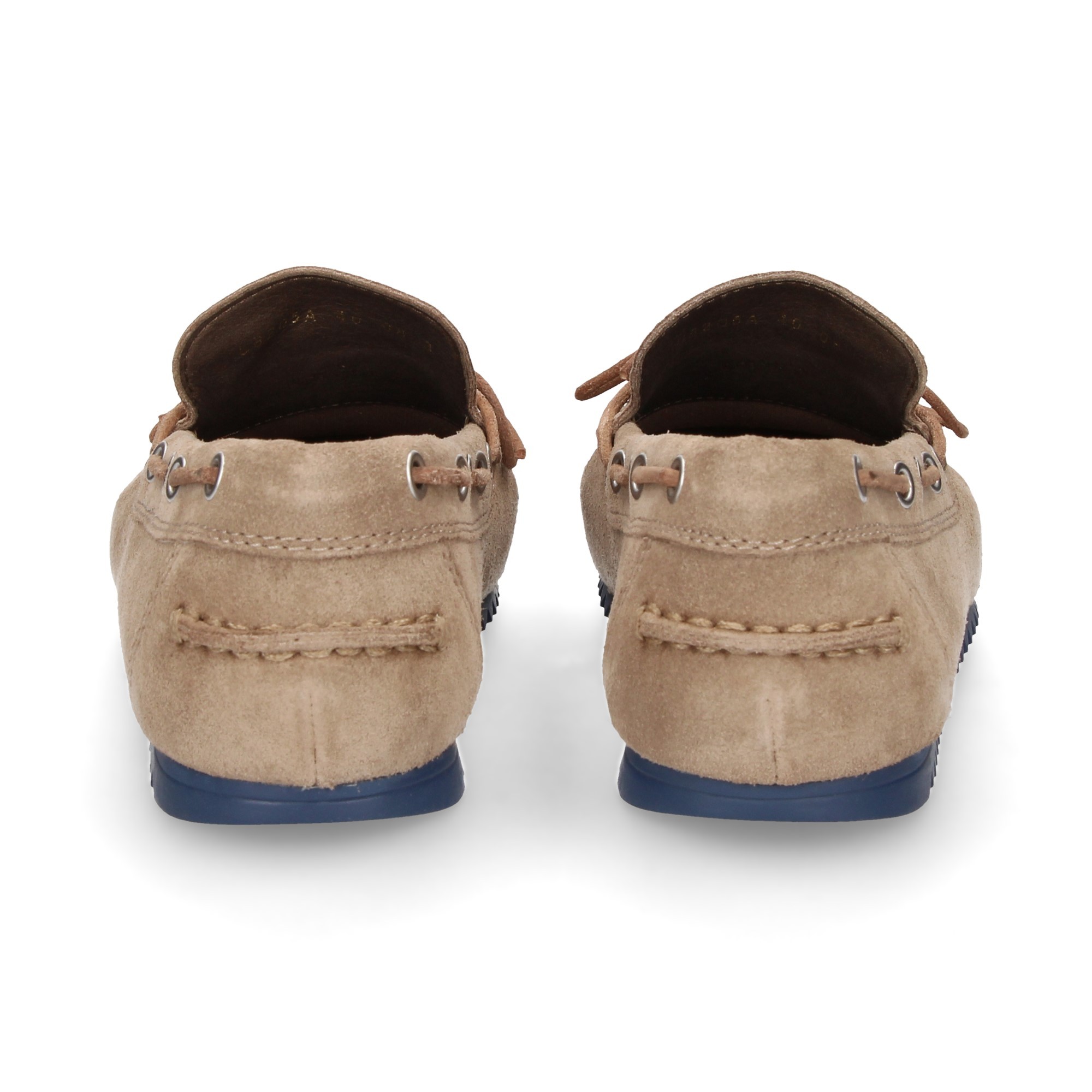 MOCASSINO ANELLO DENTI PELLE SCAMOSCIATA BEIGE