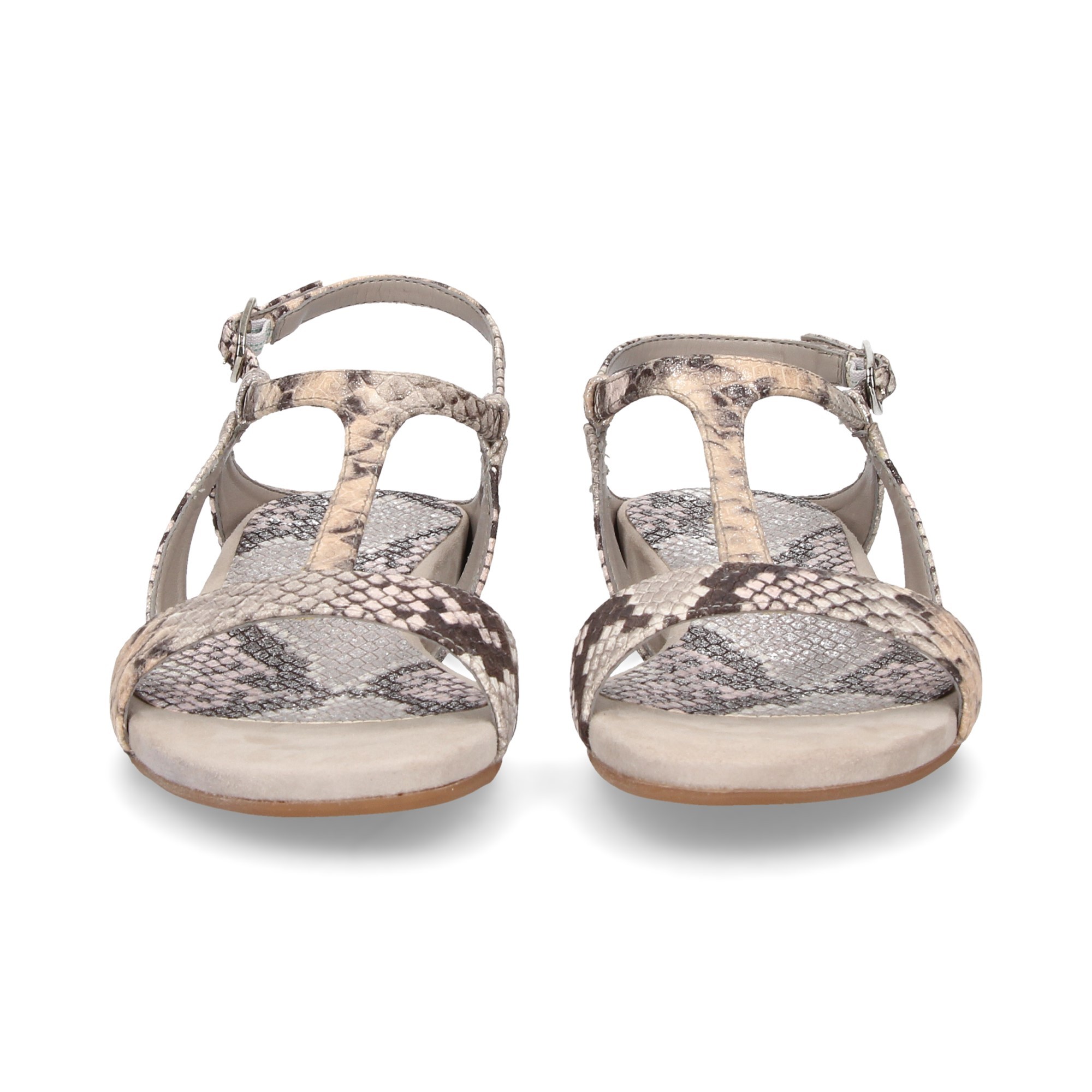BAMBINO RETTILE SANDALO LUREX ARGENTO