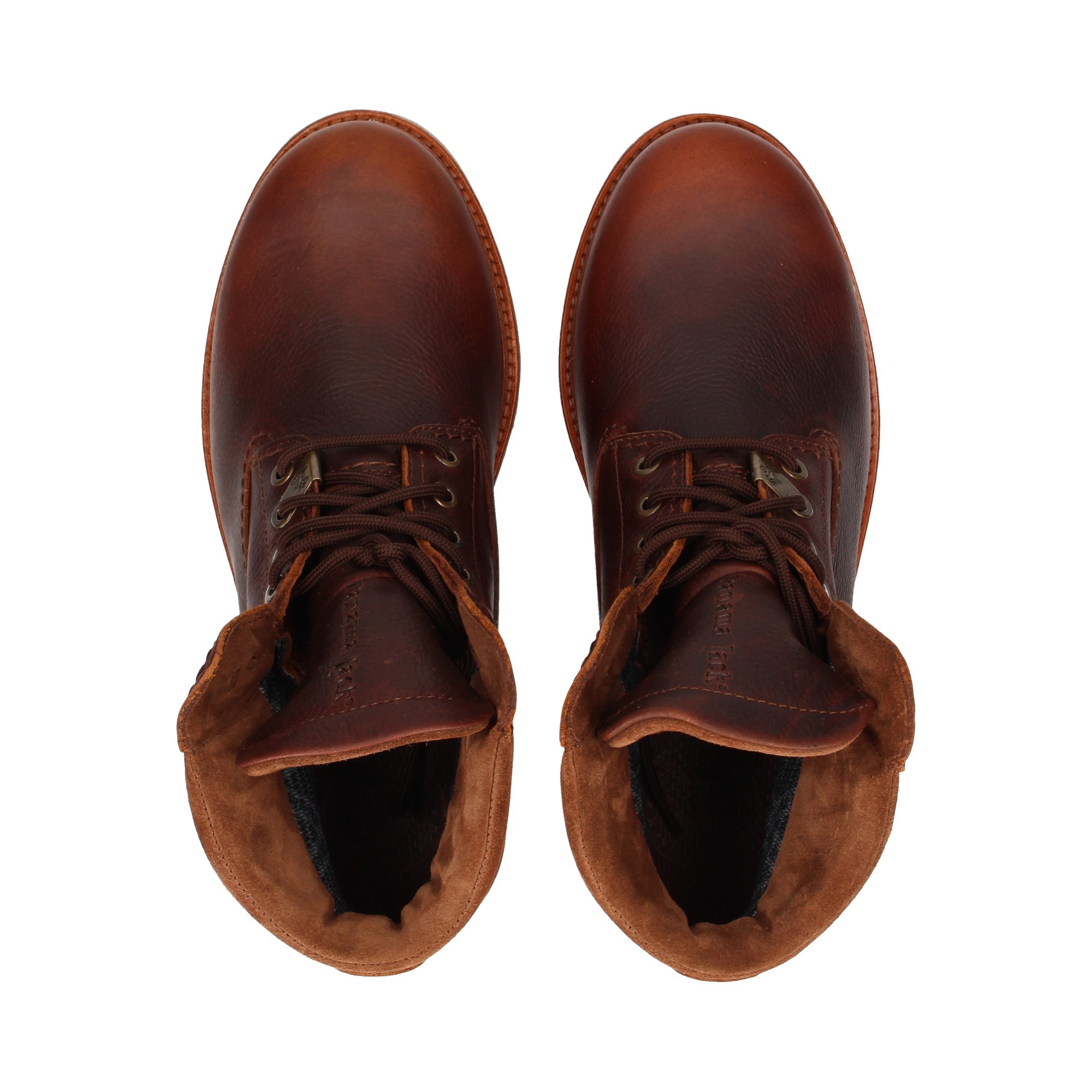 botin-cordones-piel-marron